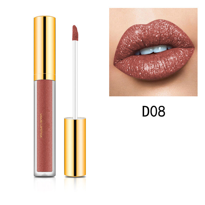 GlamLips™ | Metallischer flüssiger Diamant-Glitter-Lippenstift