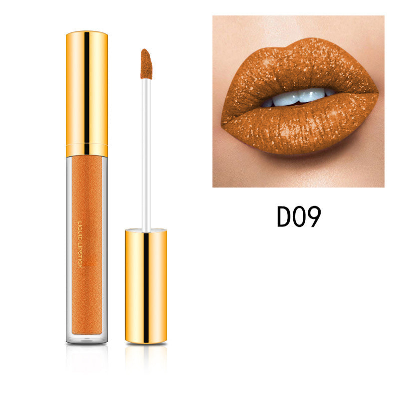 GlamLips™ | Metallischer flüssiger Diamant-Glitter-Lippenstift