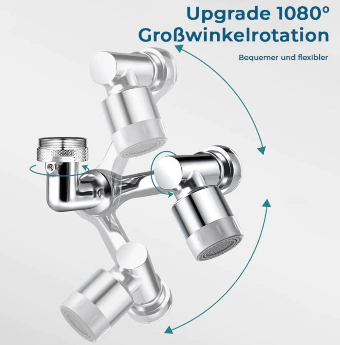 1080° Drehbarer Wasserhahn Aufsatz Verlängerung - Multifunktionaler Verlängerungshahn