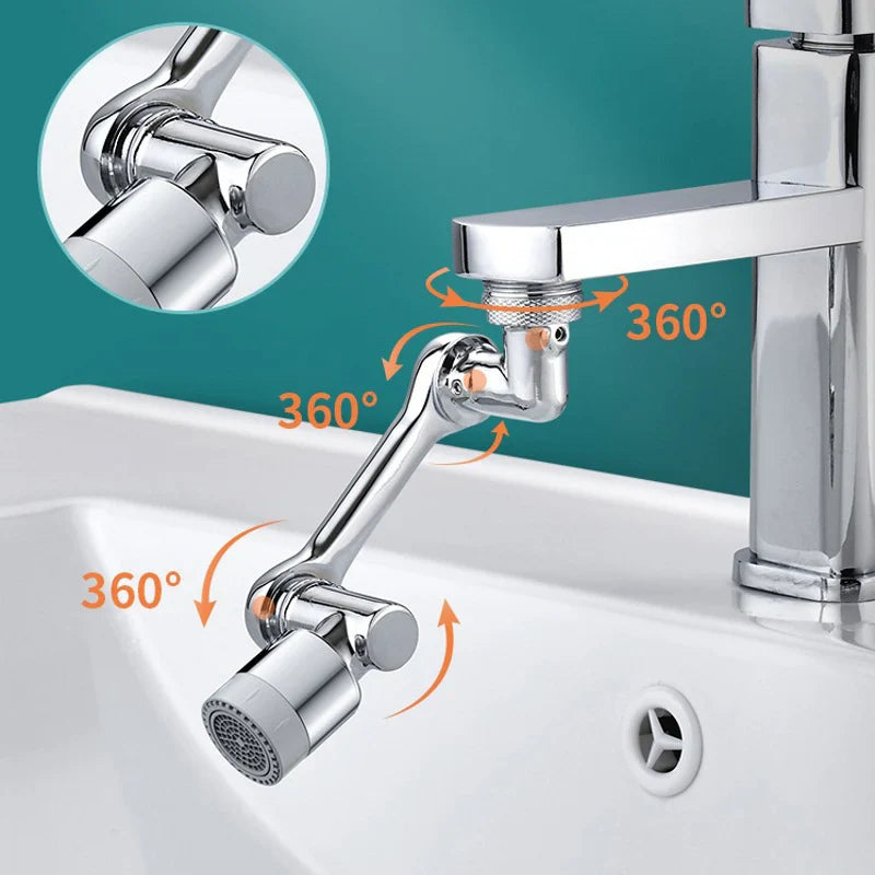 1080° Drehbarer Wasserhahn Aufsatz Verlängerung - Multifunktionaler Verlängerungshahn