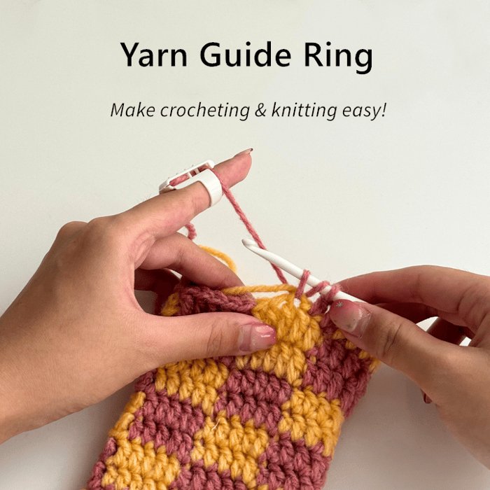 KnitRing™ | Garnführungsring zum Häkeln und Stricken